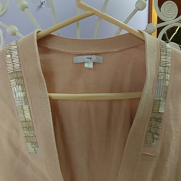 GAP sequin & bead trimmed cardigan - Picture 2 of 6